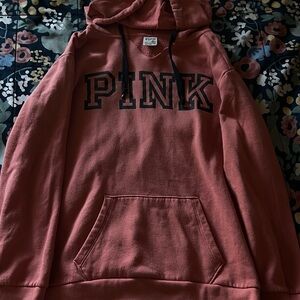PINK Victoria's Secret Coral Hoodie